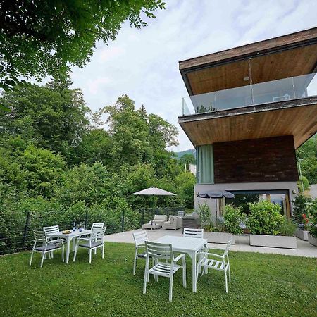 Design-Apartment im Architekten-Haus aus Holz Bregenz Exterior foto