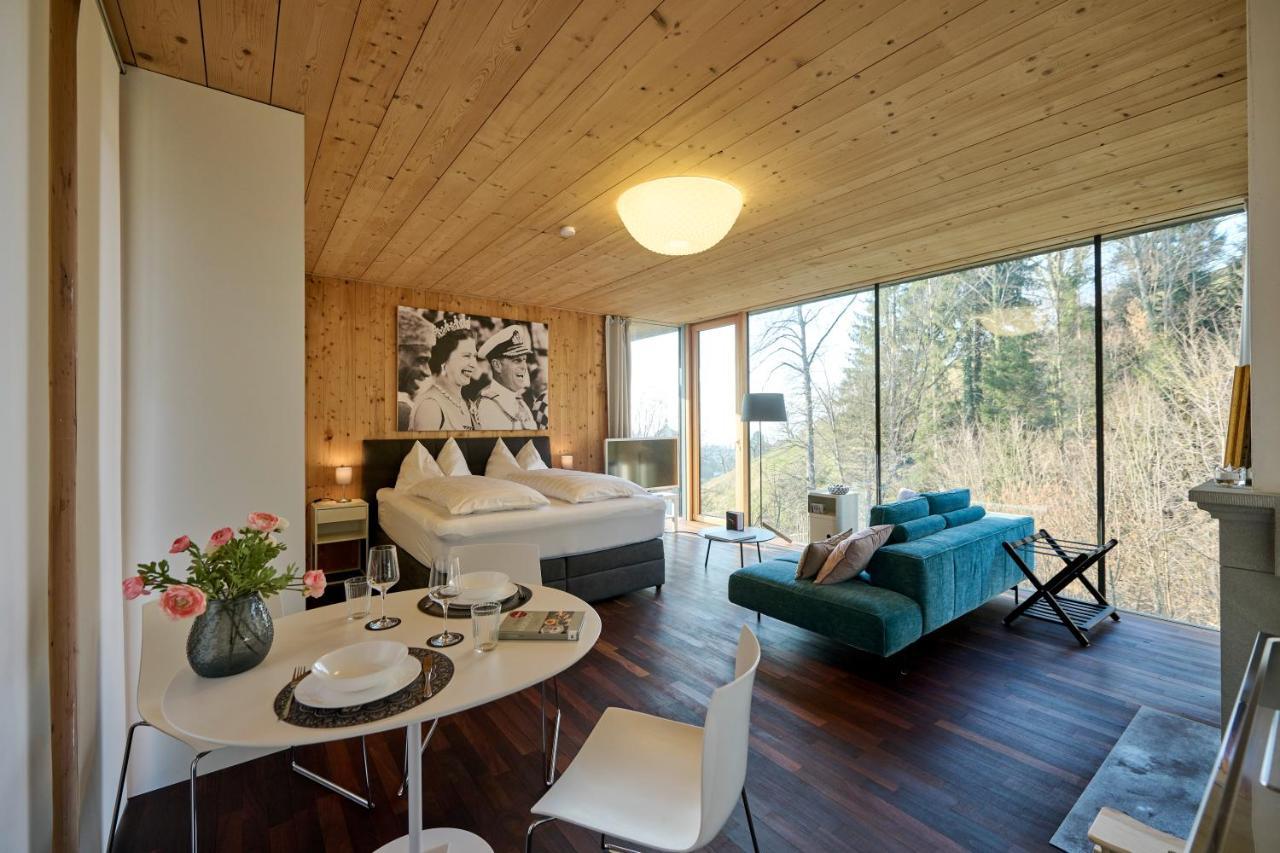 Design-Apartment im Architekten-Haus aus Holz Bregenz Exterior foto