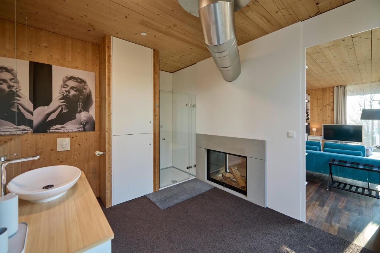 Design-Apartment im Architekten-Haus aus Holz Bregenz Exterior foto